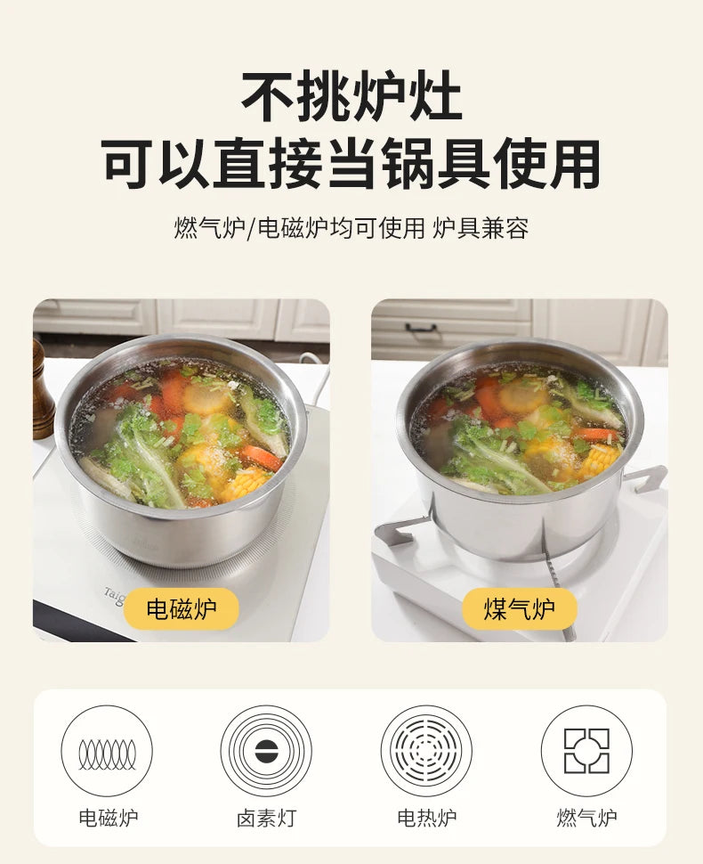 Bộ Nồi Chảo Inox S410 - Phụ Kiện Bếp Hiện Đại 2025