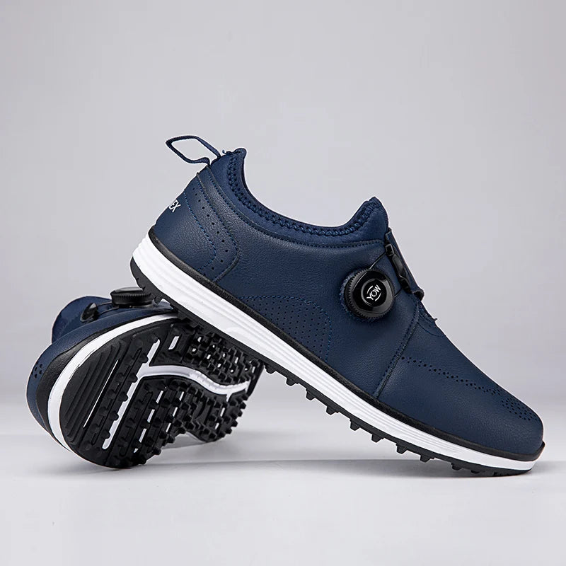 Giày Golf Nam Da Mềm Thoáng Khí Đi Bộ Mùa Hè