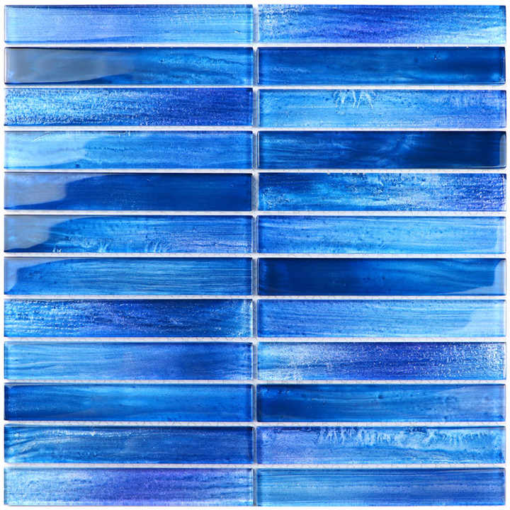 Wholesale Price Outdoor Aqua Green Blue Crystal Glass Swimming Pool Mosaic Tiles 