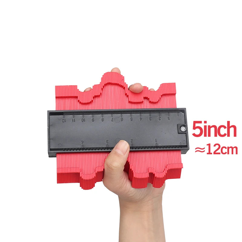 Shape Contour Gauge Duplicator 5/6/10/20inch Profile Measuring Tool Tiling Laminate Tiles Tools Plastic Contour Copy Duplicator
