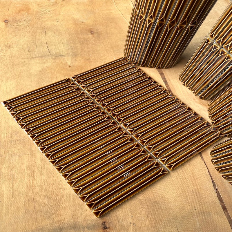 MHT 137 Chopstick Mosaic Tile Yellow 