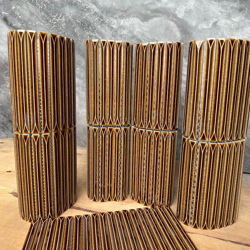 MHT 137 Chopstick Mosaic Tile Yellow 