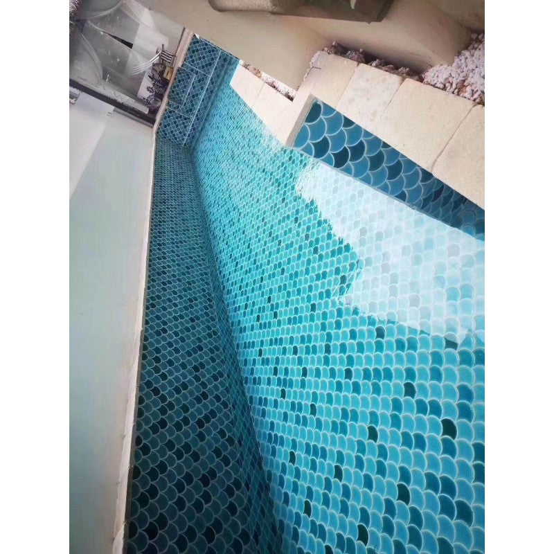 2-layer Reef Fish Scale Mosaic Tile MHF 9002 