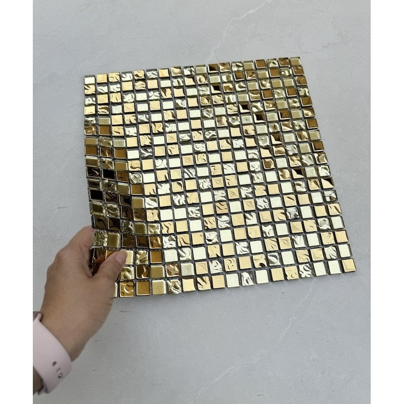 High-class glass mosaic tile MH 108 