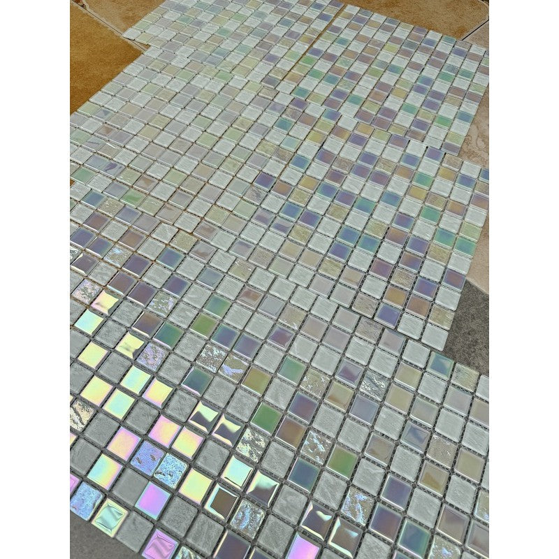 MH 7026 Sparkling Glass Mosaic Tiles 