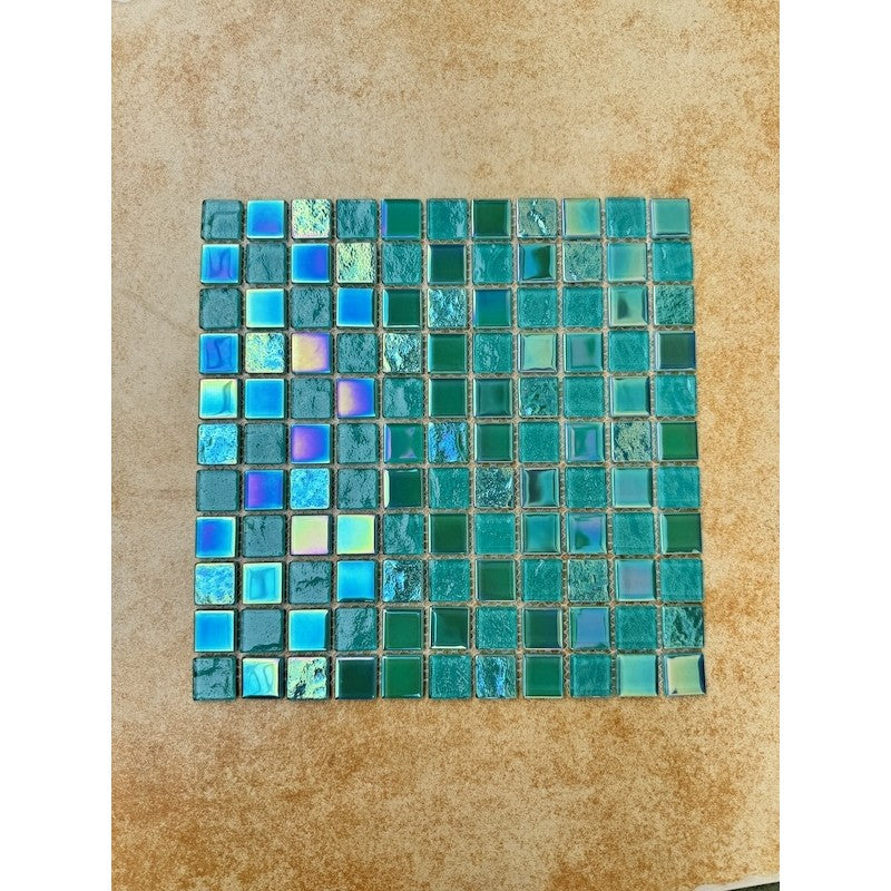 Sparkling glass mosaic tiles MH 7032