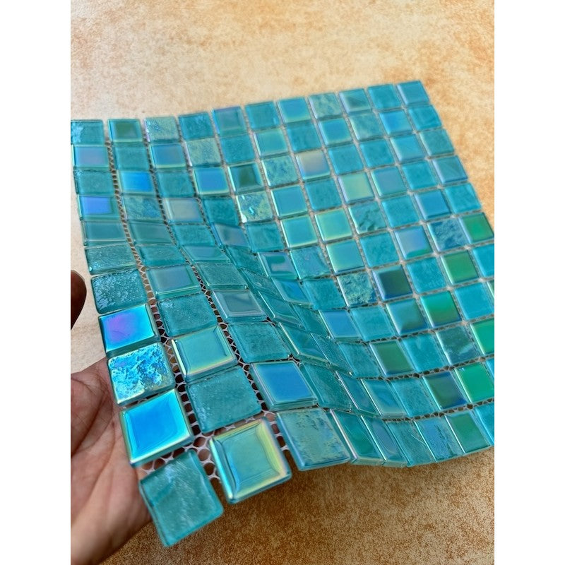 Sparkling glass mosaic tiles MH 7032 