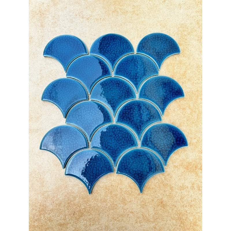 2-layer Reef Fish Scale Mosaic Tile MHF 8966 