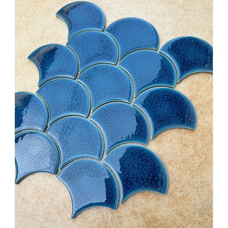 2-layer Reef Fish Scale Mosaic Tile MHF 8966 