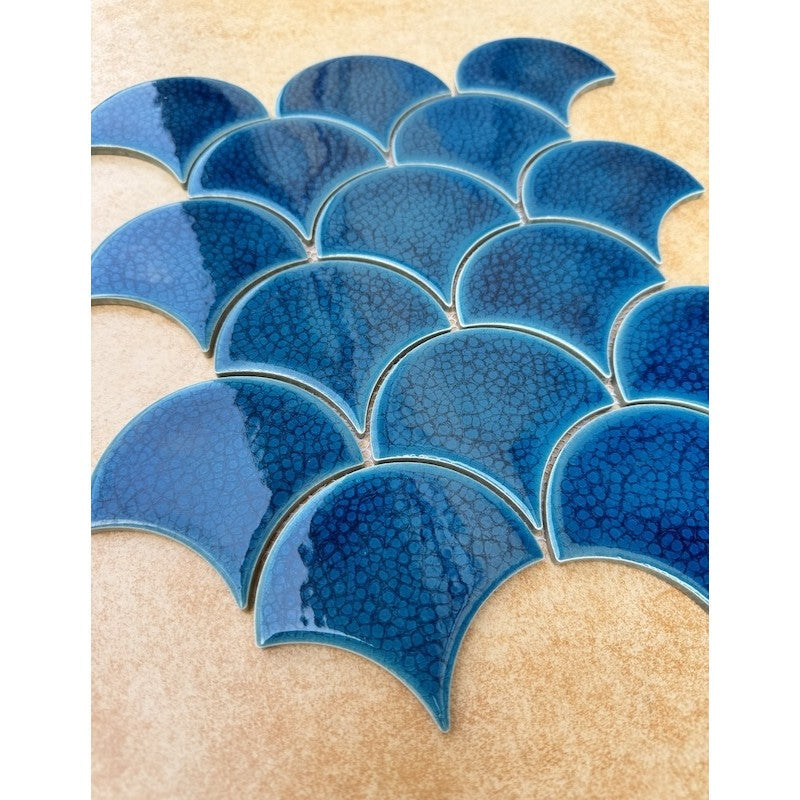 2-layer Reef Fish Scale Mosaic Tile MHF 8966 