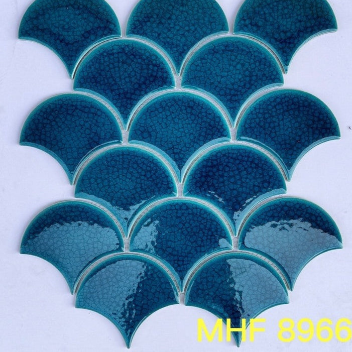 2-layer Reef Fish Scale Mosaic Tile MHF 8966 