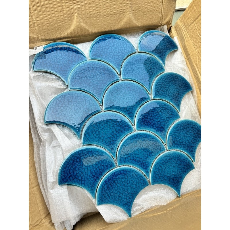 2-layer Reef Fish Scale Mosaic Tile MHF 8966 