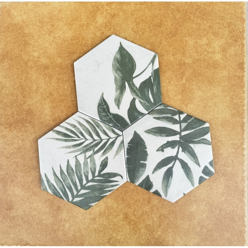 Hexagonal Cement Tile 200x230mm FL 254 