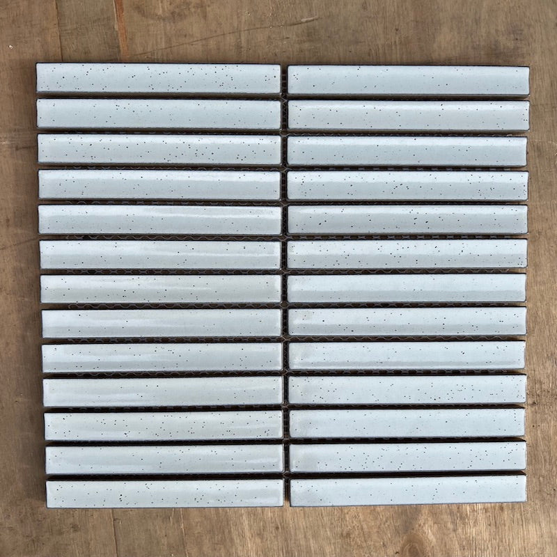 White Chopstick Mosaic Tile 088A 