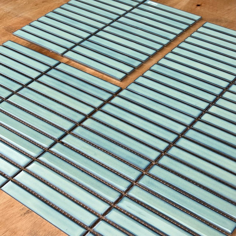 Turquoise Chopstick Mosaic Tile MHT 086 