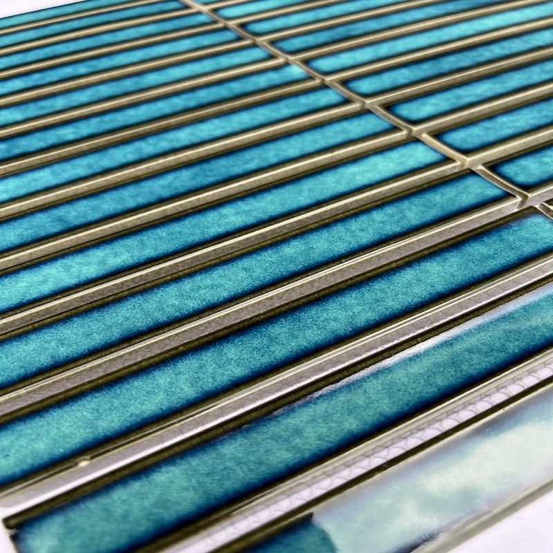 Blue Chopstick Mosaic Tile MHT 077 