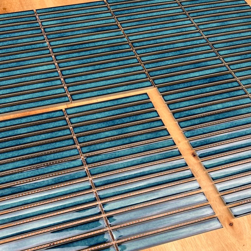 Blue Chopstick Mosaic Tile MHT 077 