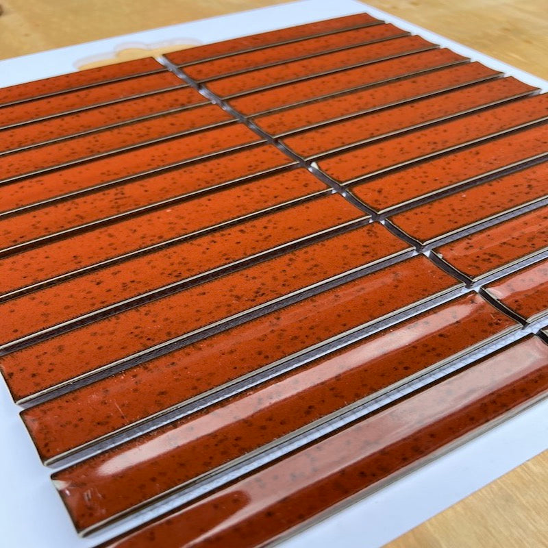 Red Chopstick Mosaic Tile MHT 016 