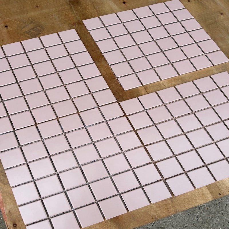 Pink Ceramic Mosaic Tile MHG 4805 