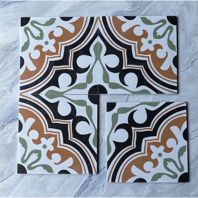 300x300mm F3009 Cement Tiles 