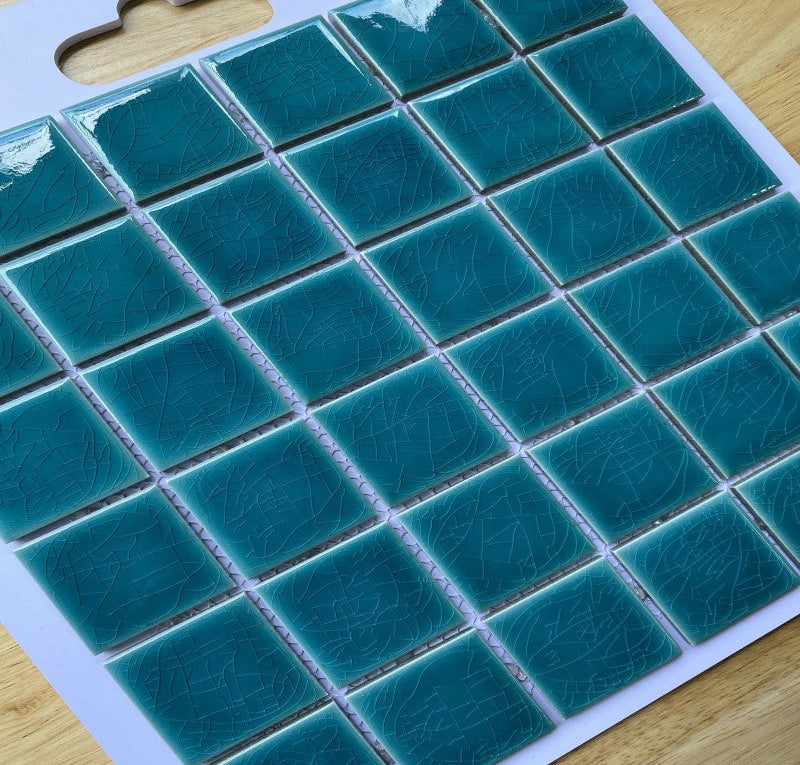 MHG 919 1-layer crackle glaze ceramic mosaic tile 