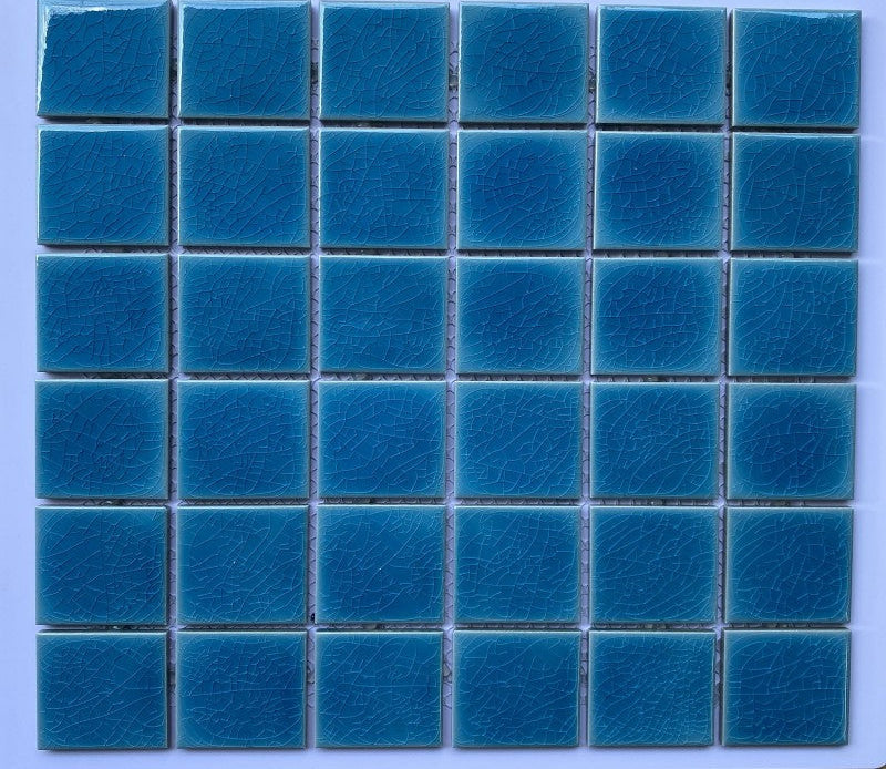 MHG 960 single layer crackle glaze ceramic mosaic tile 