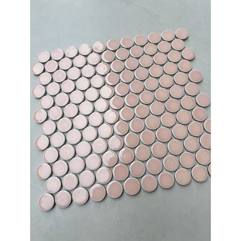 PINK POLLO DOT MOSAIC TILES CB 592