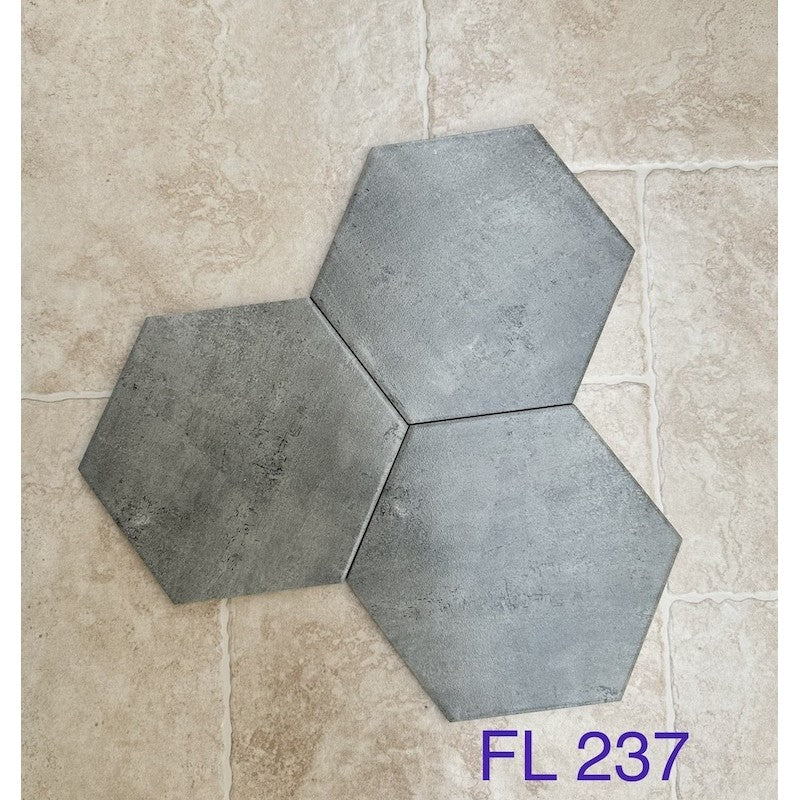 Hexagonal Cement Tiles 200x230mm FL 237 