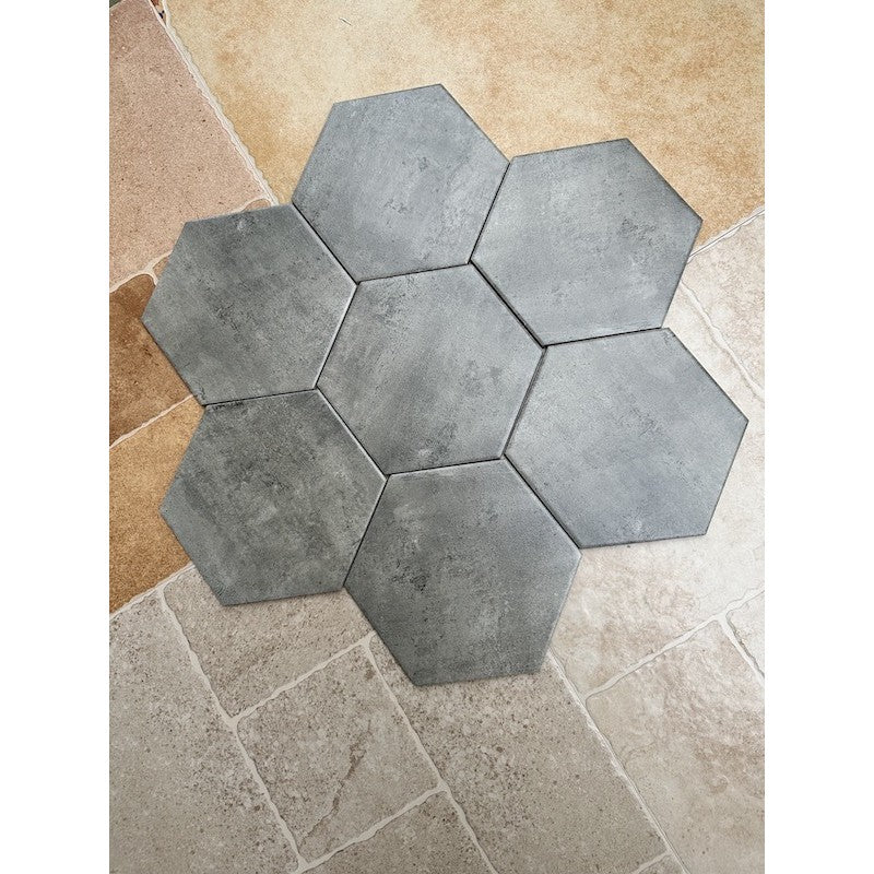 Hexagonal Cement Tiles 200x230mm FL 237 