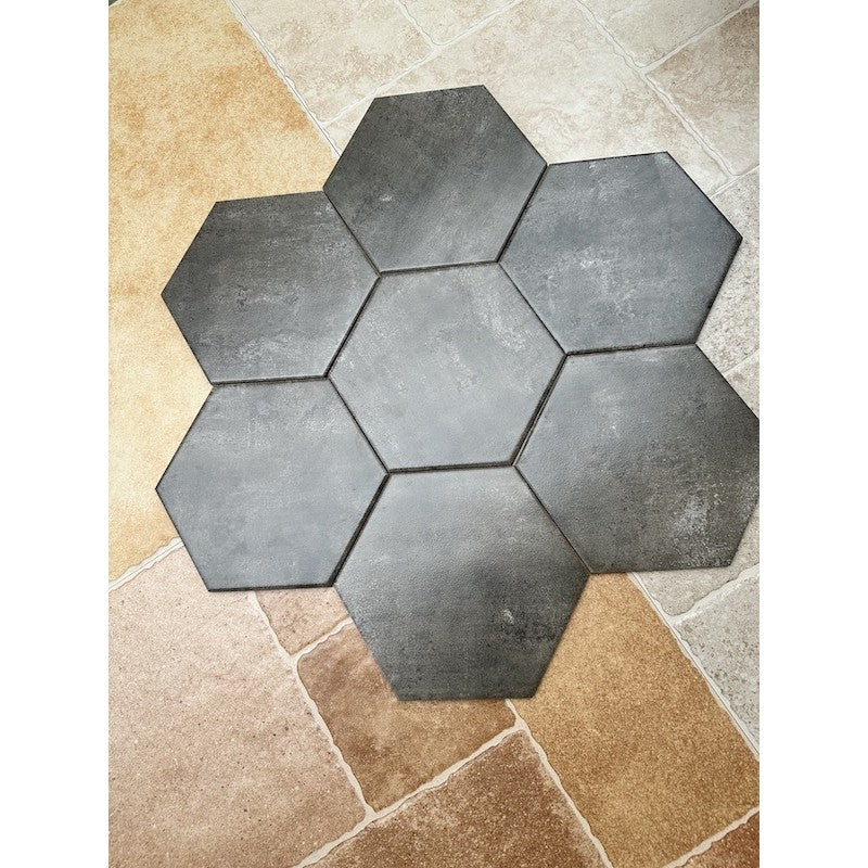 Hexagonal Cement Tile 200x230mm FL 238 