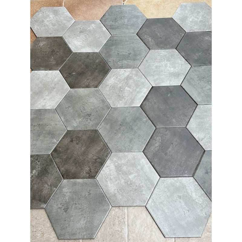 Hexagonal Cement Tile 200x230mm FL 238 