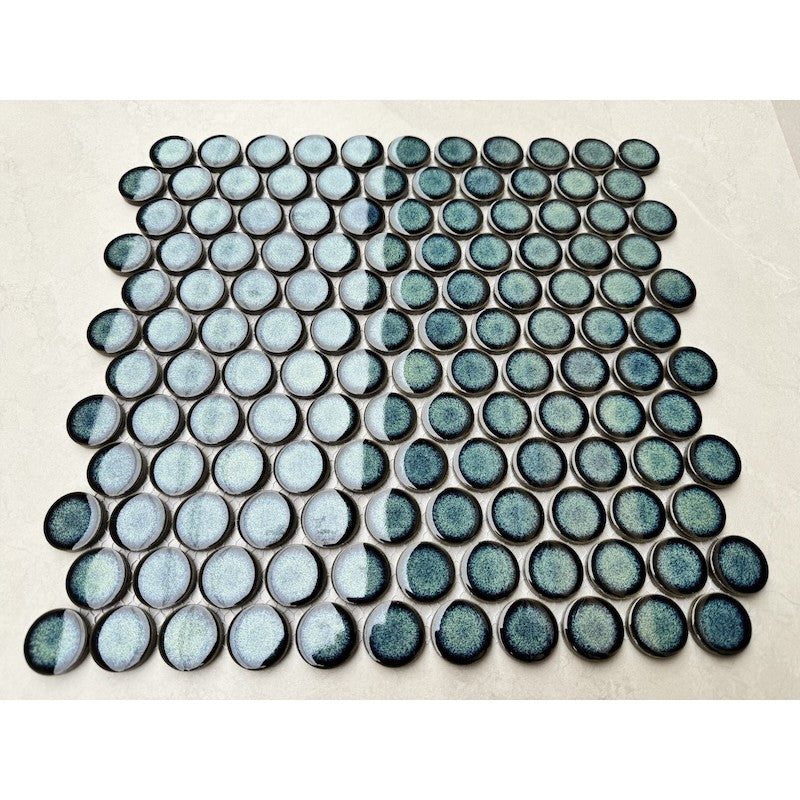 MOSS-COLOR POLYESTER MOSAIC TILES CB 160 