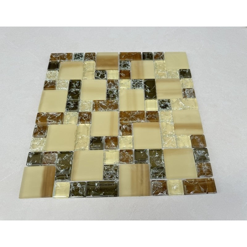 High-class glass mosaic tile MH 002 