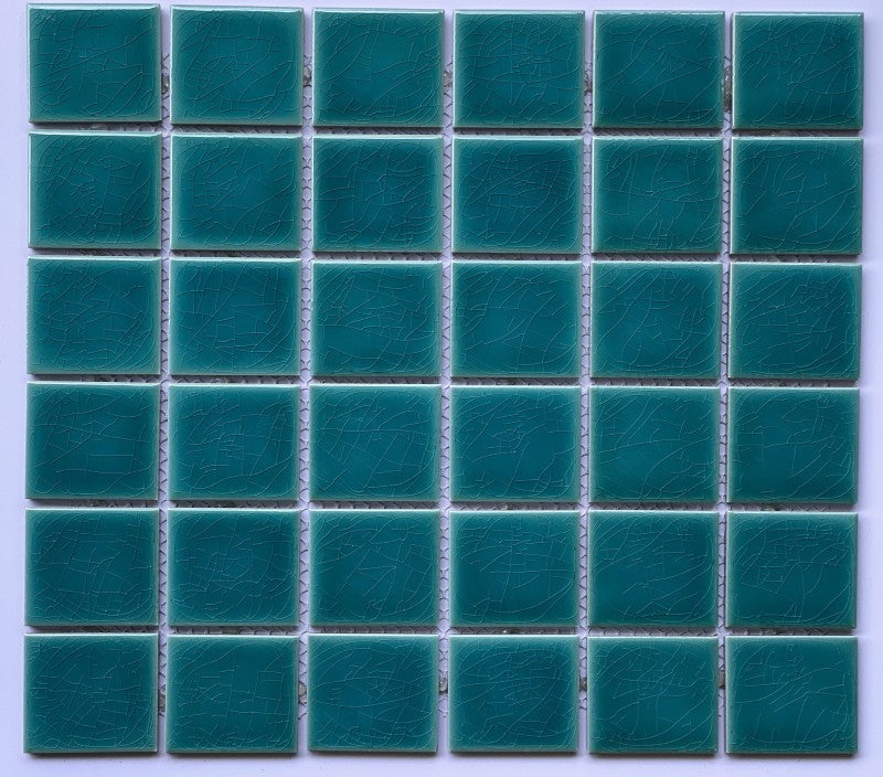 MHG 919 1-layer crackle glaze ceramic mosaic tile 