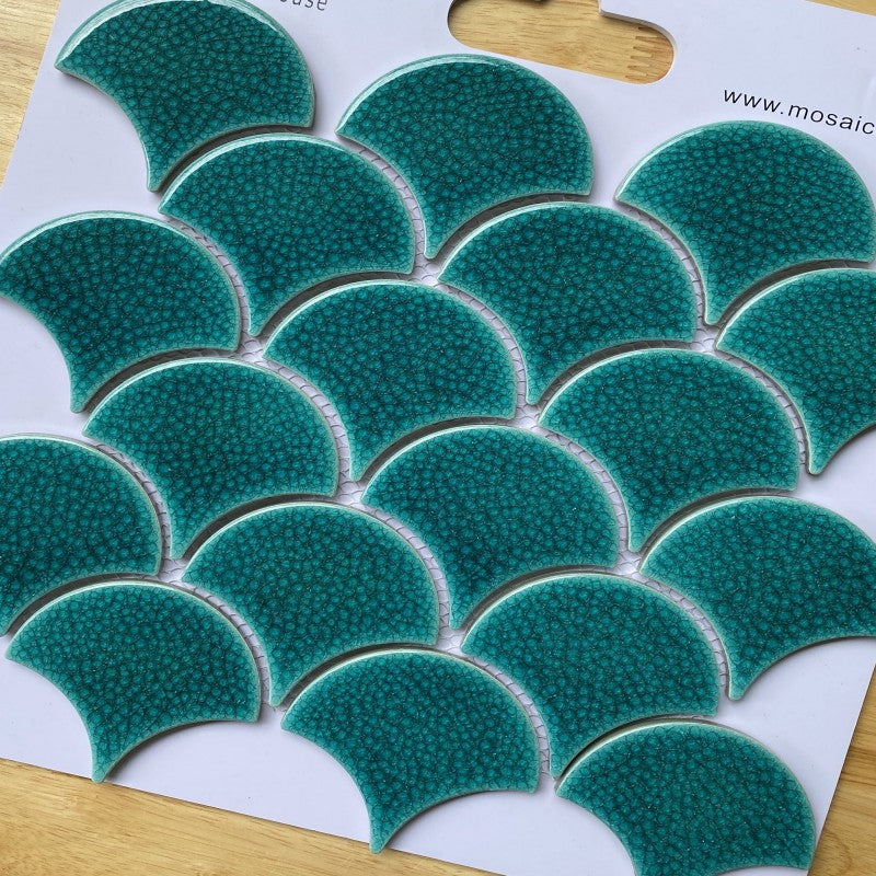 2-layer Reef Fish Scale Mosaic Tile MHF 90011 