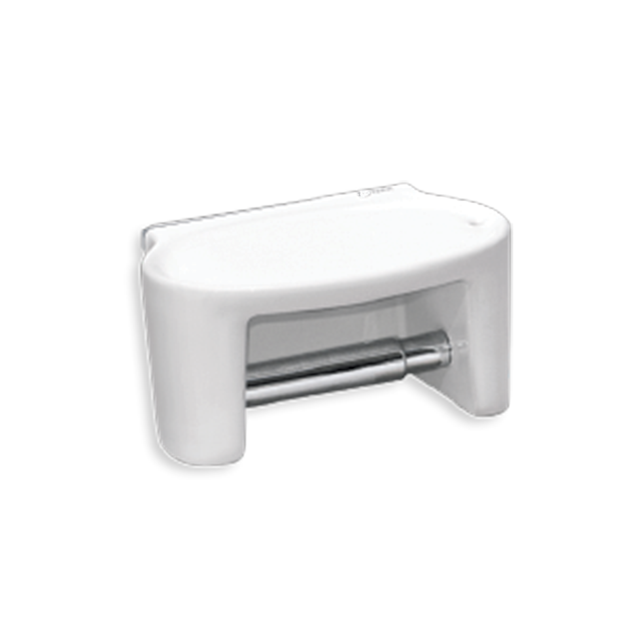 Ceramic toilet paper holder H-486V