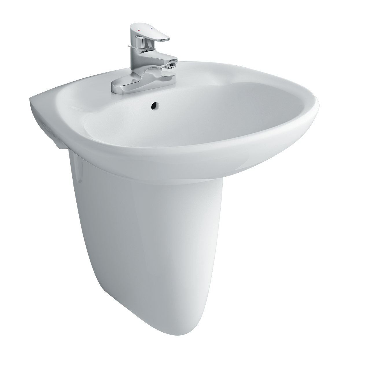 Wall-hung sink L-284V(EC/FC)