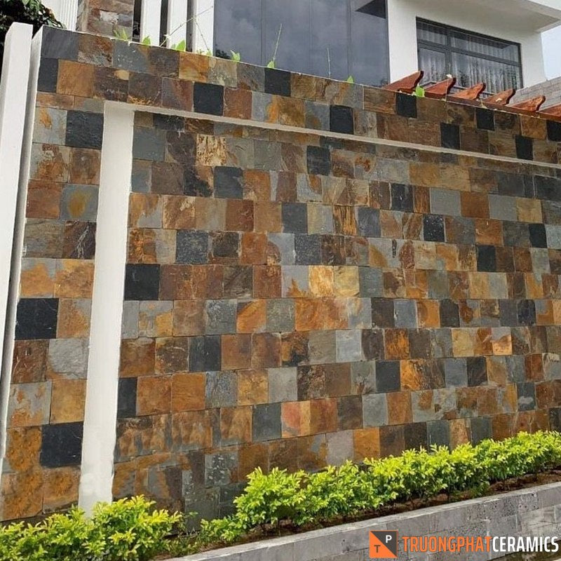 Đá ốp tường đa sắc lai châu 20×20 - Daisan Mart