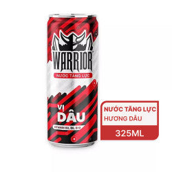Warrior Strawberry Energy Drink 325ml - Refreshing energy
