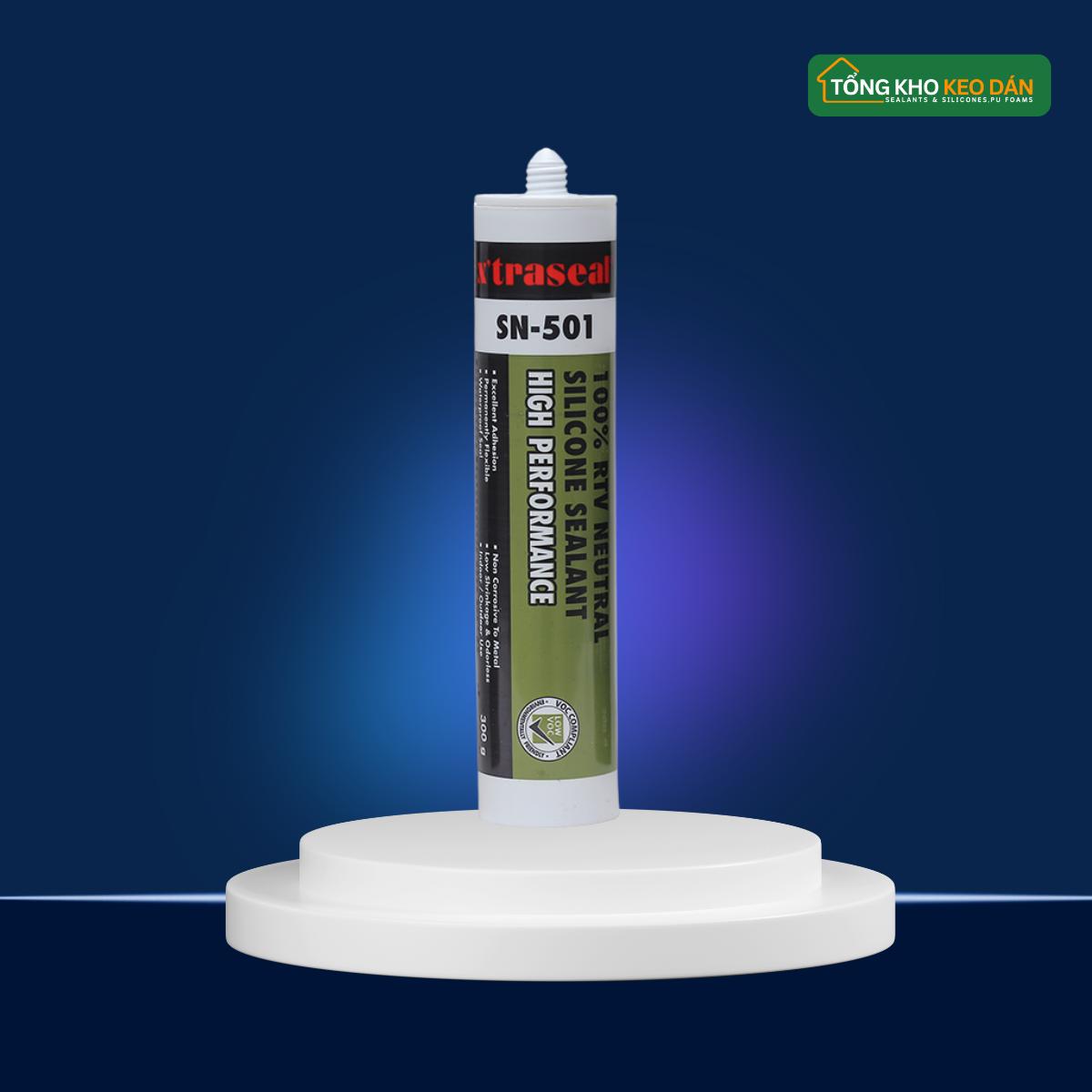 X'traseal SN-501 300gr 100%RTV Neutral Silicone Sealant