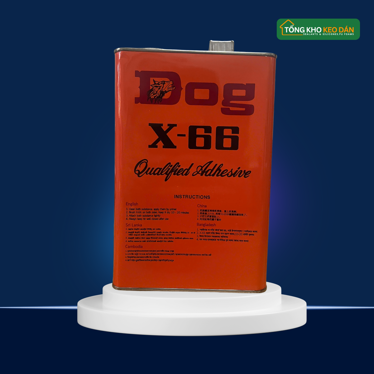 Dog Glue X-66 3kg