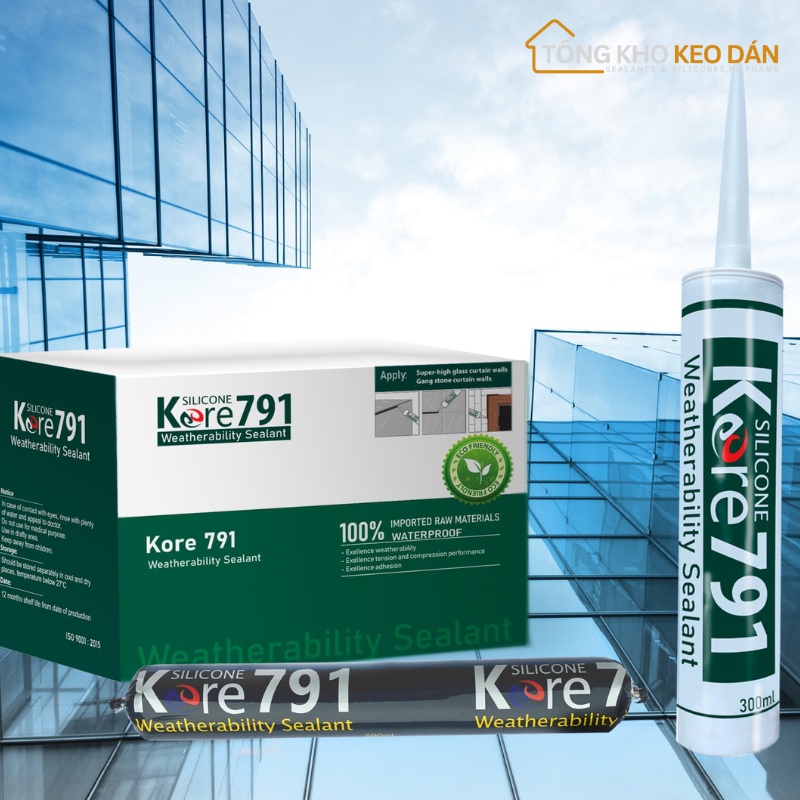 Kore 791 weatherproof silicone sealant 