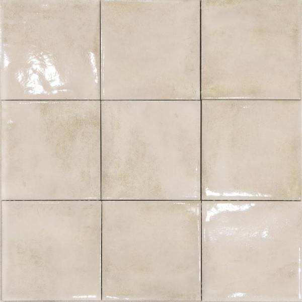 Glossy Porcelain tile, size 150x150mm, code LNA1501G