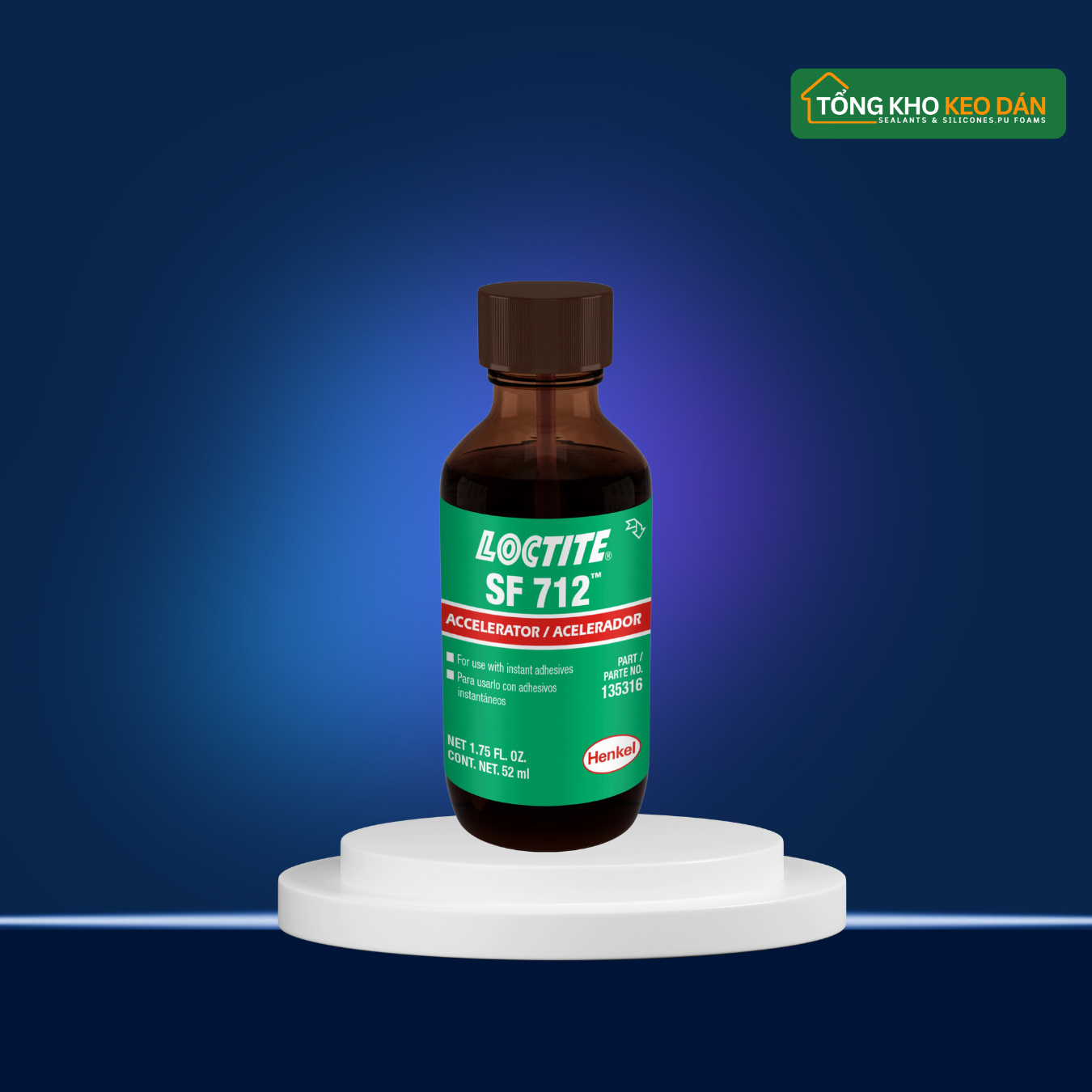 Loctite SF 712 adhesive increases adhesion 