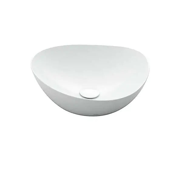 Linear Ceram thin rim countertop sink LT4704MTG17CMW