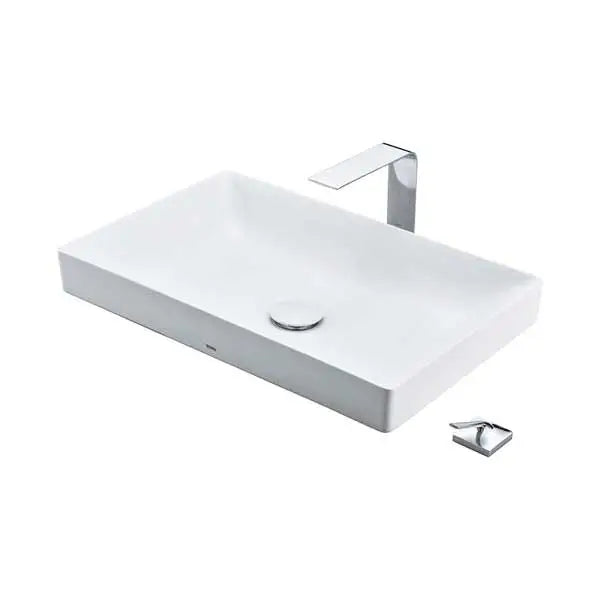 Linear Ceram thin rim countertop sink LT4716G19XW
