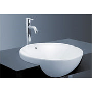 Semi-recessed sink LT533RXW