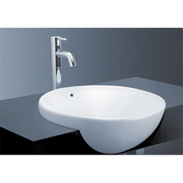 Semi-recessed sink LT533RXW