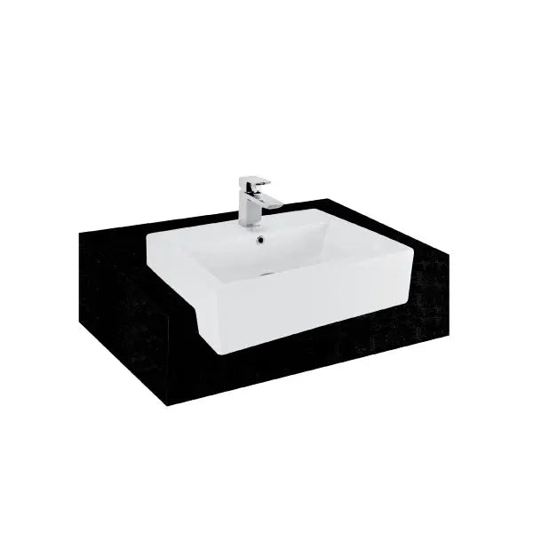 High-end semi-recessed washbasin LT647CSXW LT647CSXW