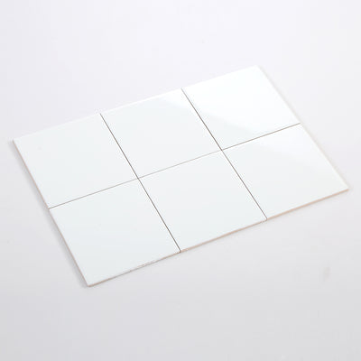 Glossy white wall tiles 100x100mm M1100_S (1h/1.1m/110v)